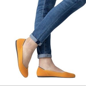 Rothy’s lemon drop yellow flats